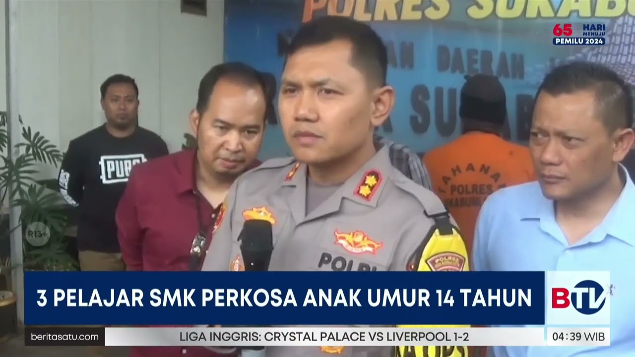 BEJAT! 3 Pelajar SMK di Sukabumi Bergiliran Perkosa Gadis 14 Tahun
