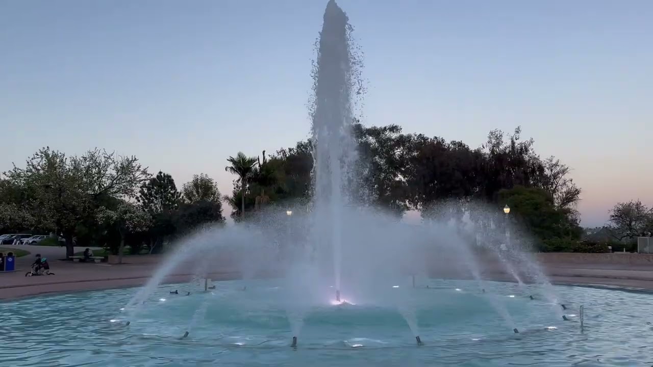  #Beautiful Fountain, Balboa #Beautiful Fountain #Balboa Park #Timken Museum at Art #San Diego #USA 