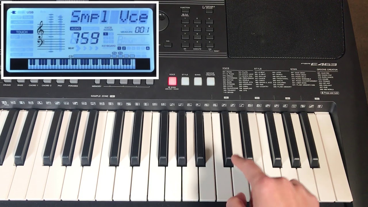 Playing Back the Samples