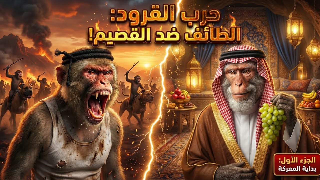 حرب القرود - الطائف ضد القصيم! (الجزء الأول) 🔥