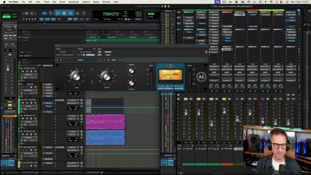 Compressione Parallela: cos’è e come usarla nel mix