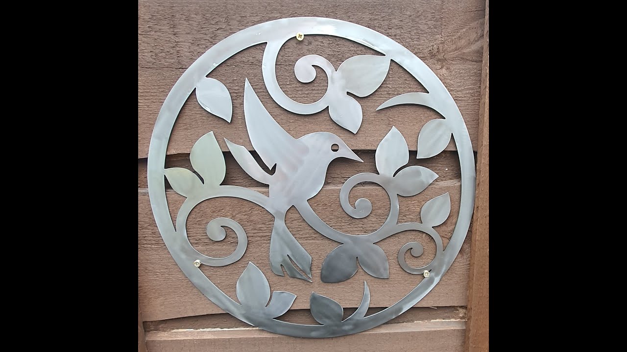 DIY Metal Sign ( Garden Art )