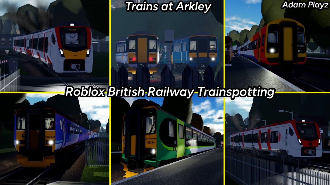 Trains at Arkley (Roblox British Railway Trainspotting (23/10/25)