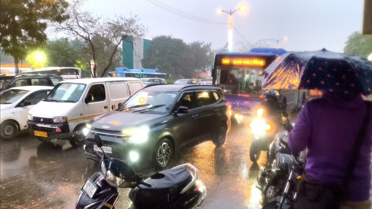 Delhi Me Barish 🌧️ & 180KM Ride ✅ 304/365 Day Vlog Chalenge 