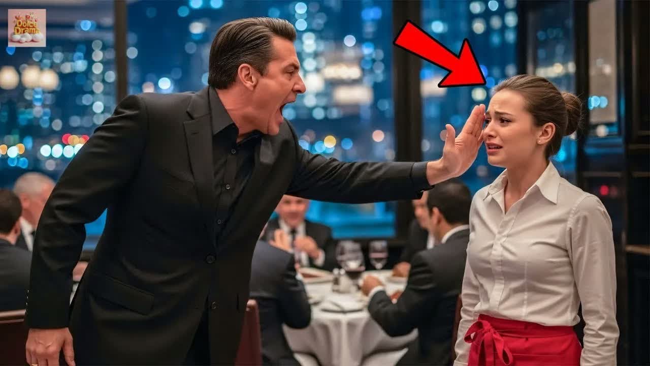 Miliardario Schiaffeggia Timida Cameriera, La Chiama Ladra — Gelò Quando Lei Chiamò Suo Padre !