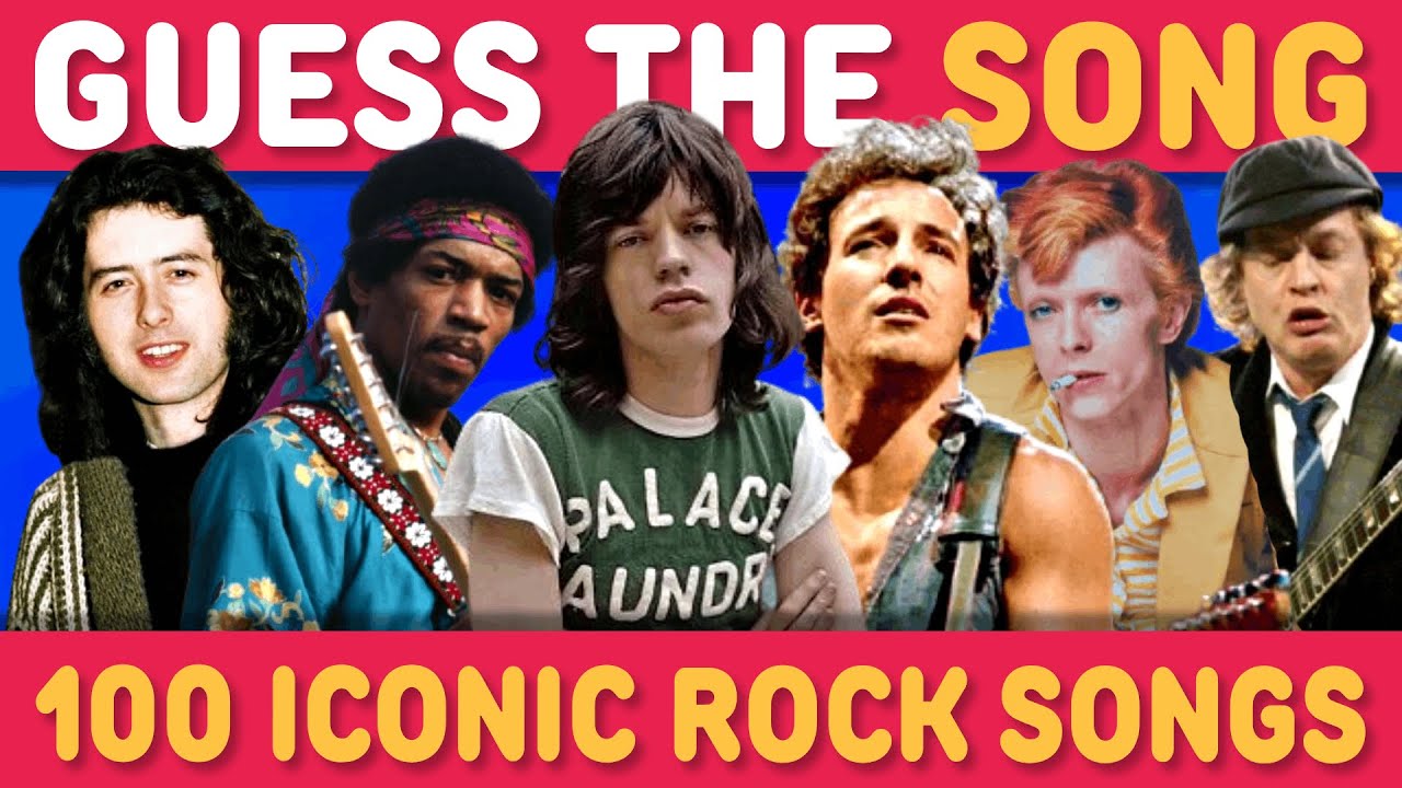 ULTIMATE ROCK SONG QUIZ 🎸⚡ GUESS THE 100 MOST ICONIC ROCK SONGS | Song Quiz