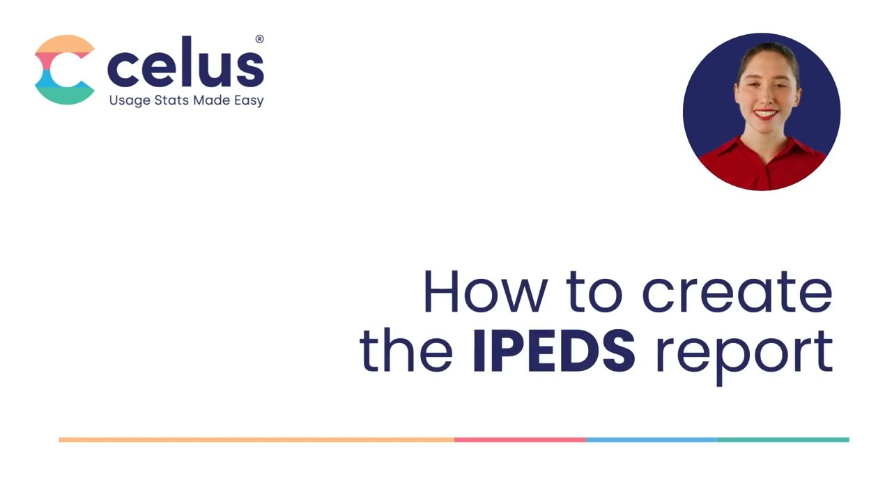 How to create an IPEDS report in one click with CELUS