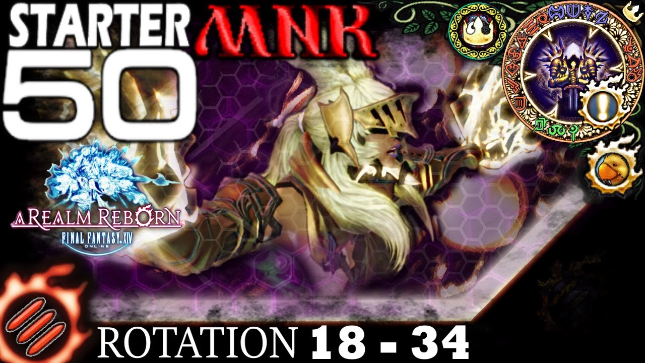 Pugilist / Monk Lv 18 ~ 34 Rotation