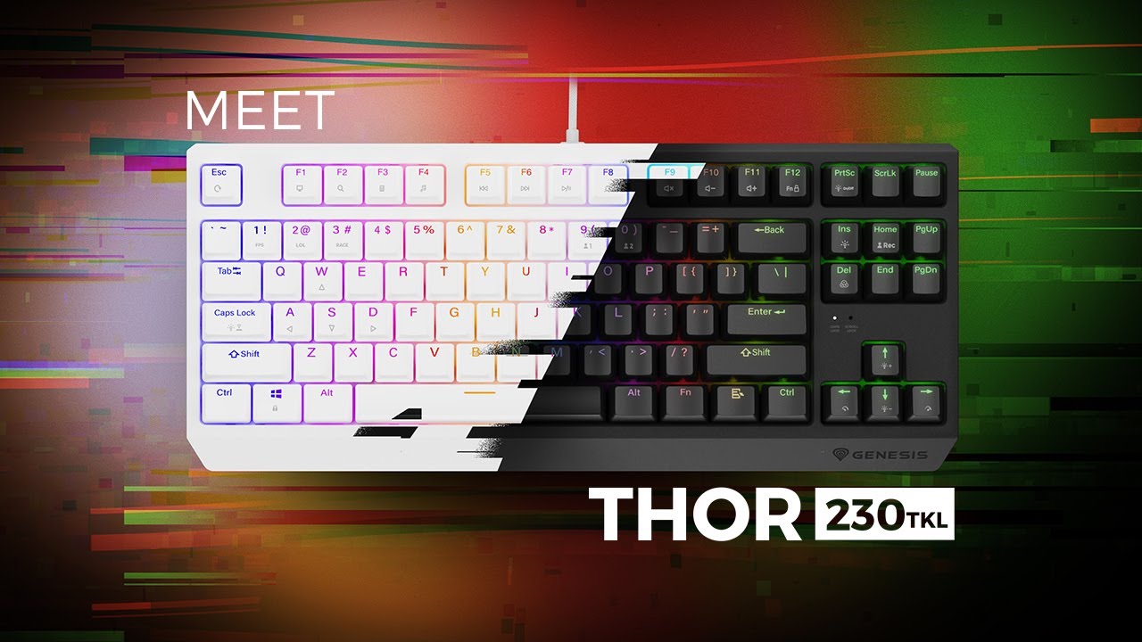 🇬🇧 GENESIS Thor 230 TKL | Gaming keyboard ⌨️