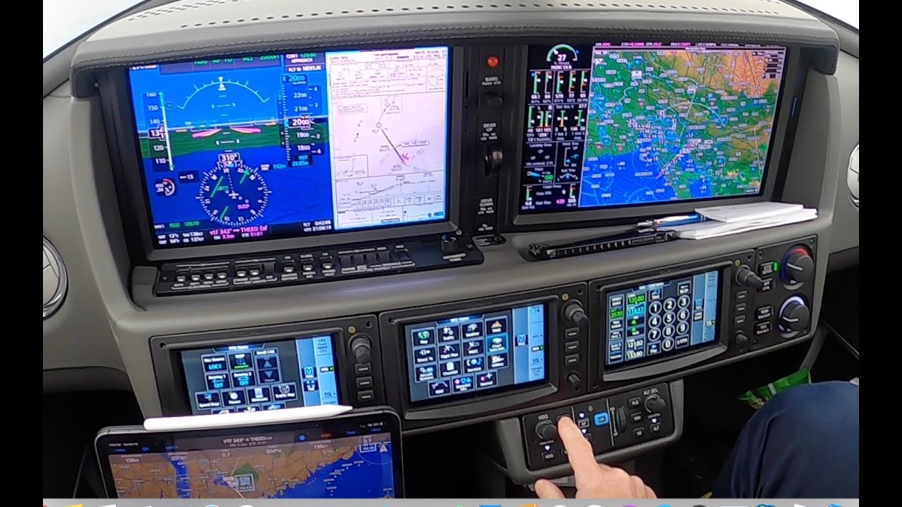 ILS APPROACH in IMC SF50 VISIONJET