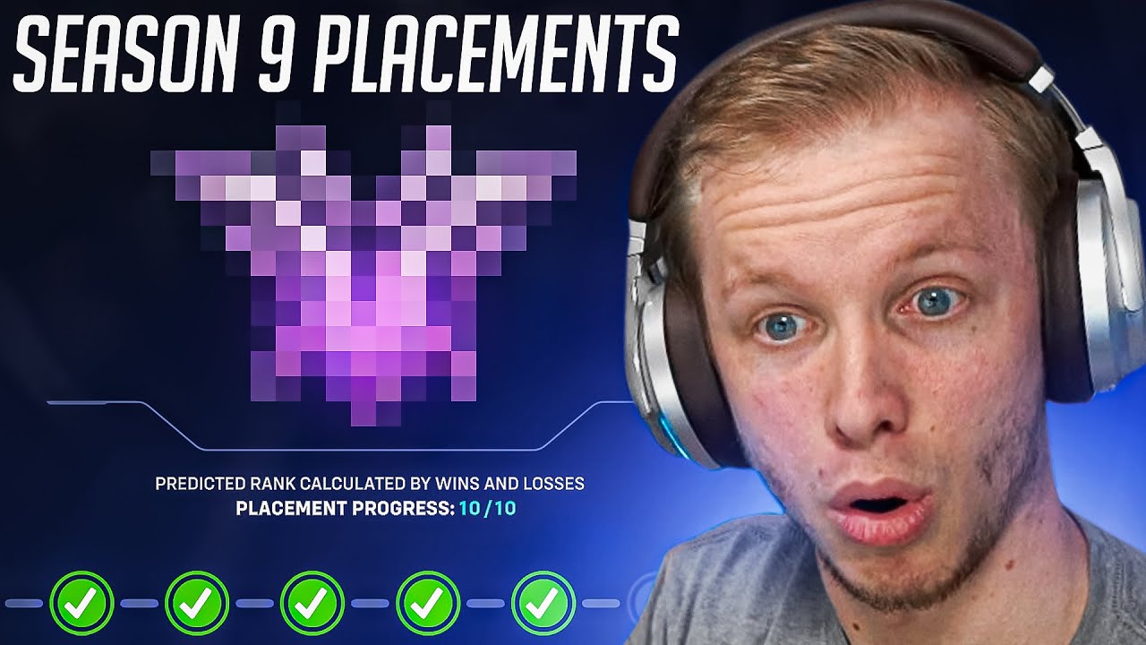 I Finished My SEASON 9 PLACEMENTS in Overwatch 2... (They Reset ALL RANKS!)