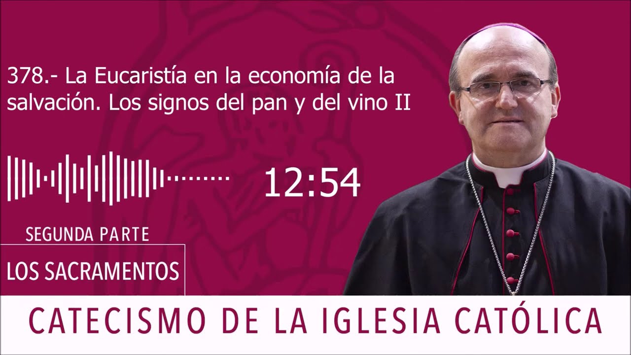 Catecismo 1333-1336. La Eucaristía en la economía de la salvación. Los signos del pan y del vino