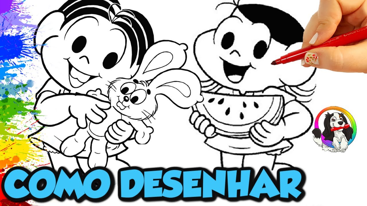 Como Fazer Desenho Fácil de Desenhar um desenho Animado | Vídeos educativos em Português
