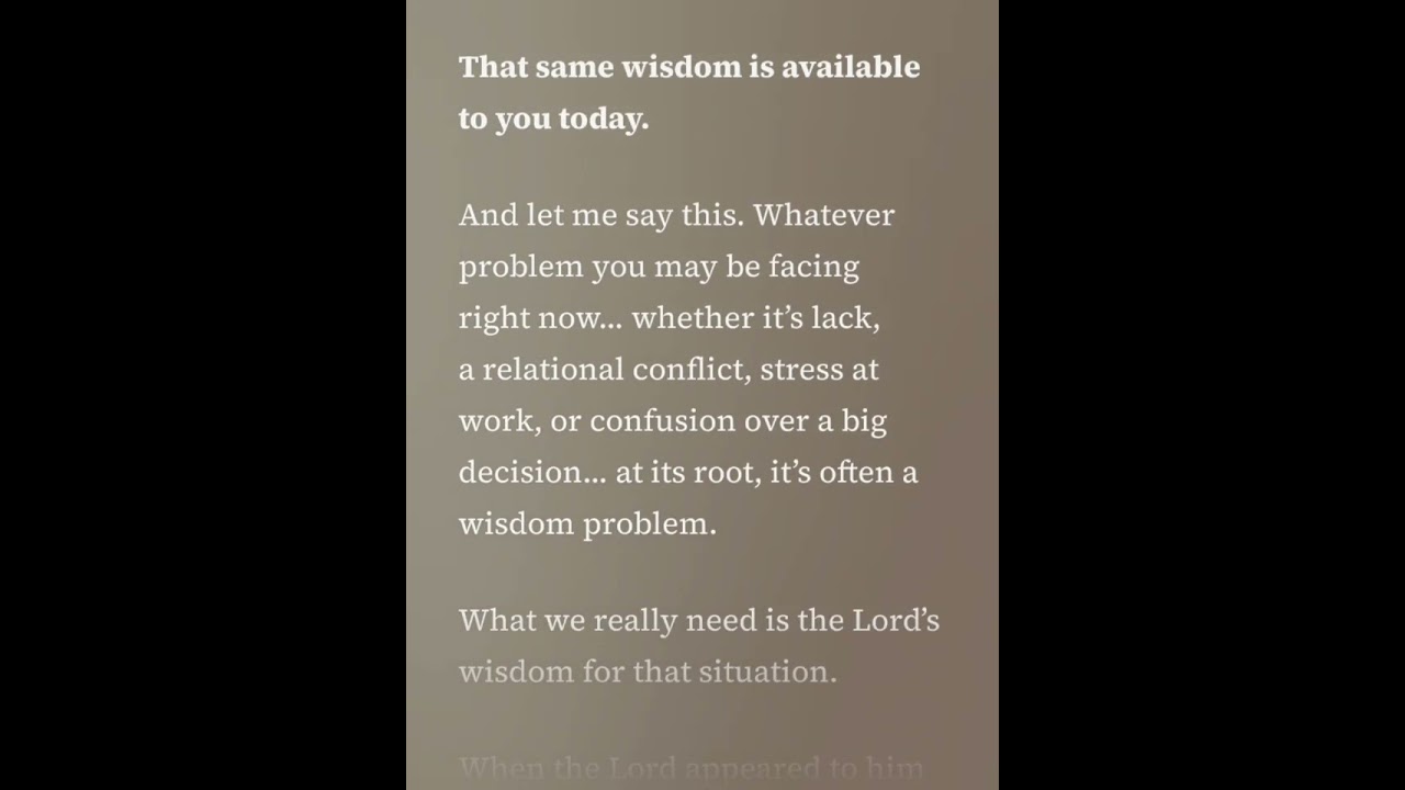 January 30, 2026 | The Unlikely Place Where Wisdom Can Be Found