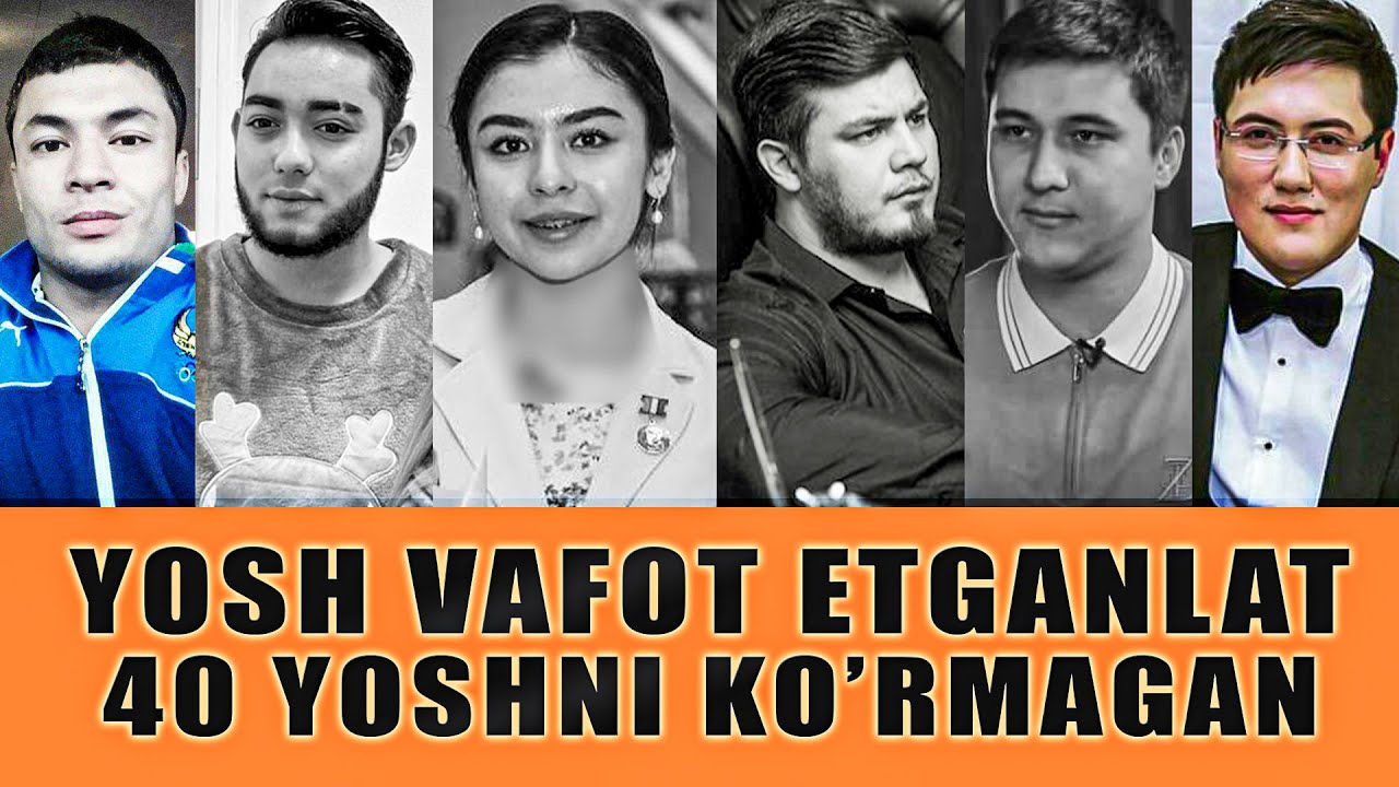 40 YOSHGA KIRMAY YOSH VAFOT ETGAN MASHHURLAR #2025