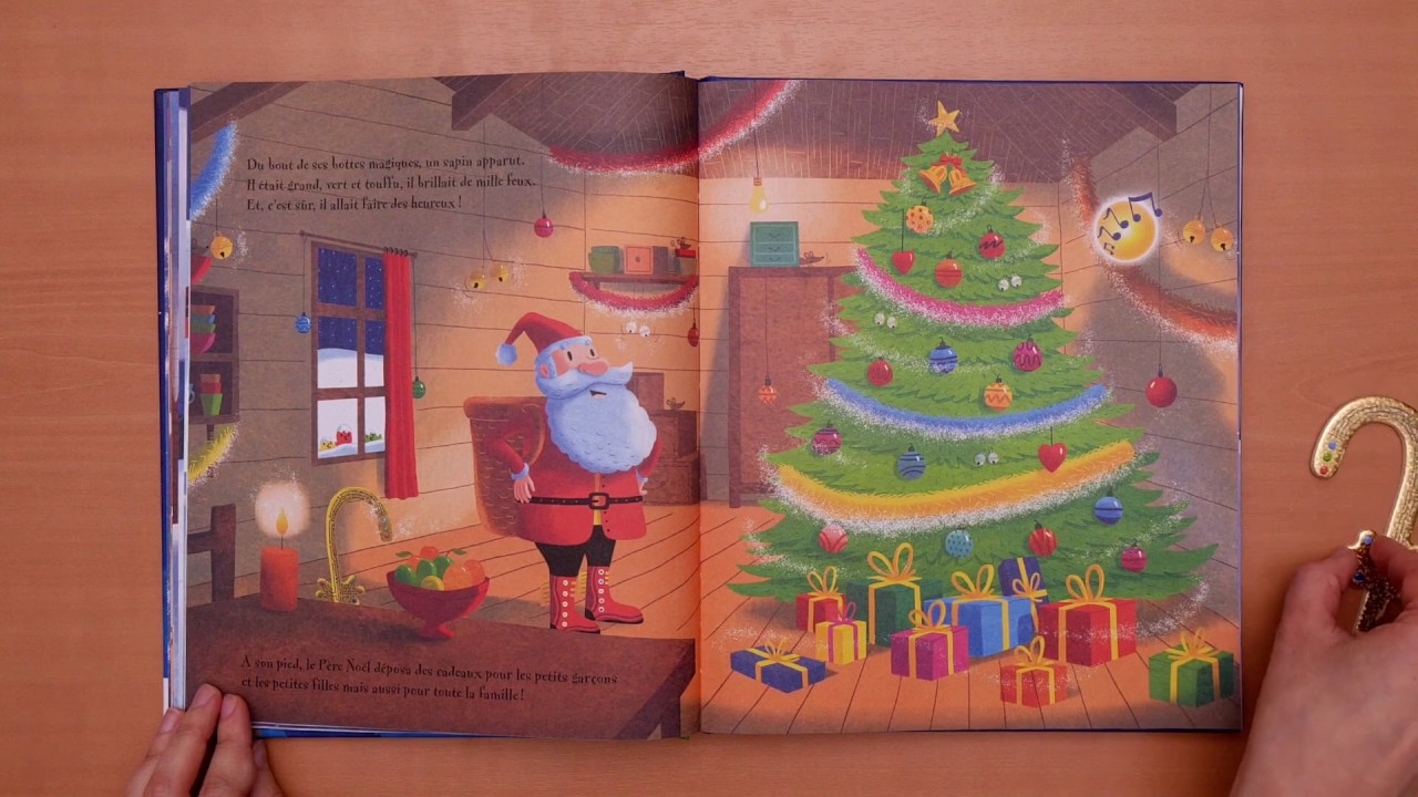 Les bottes magiques du Père Noël - Lecture du livre pour enfant