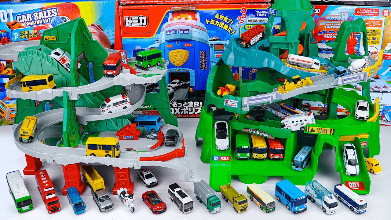トミカ ワーキングカー！動く楽しさを体験！TOMICA Adventure Spiral Mountain Road Satisfying with Unboxing | Review Toys