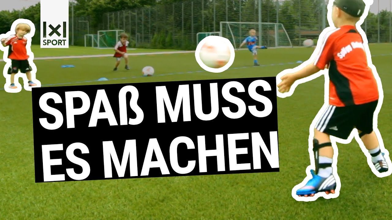 Torschußübung für die ganz kleinen Kicker - Erfolgserlebnisse schaffen!
