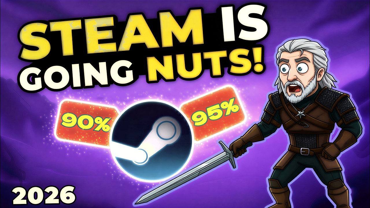 今月最大のSteamゲームセール！今なら最大98.2%オフ！🔥