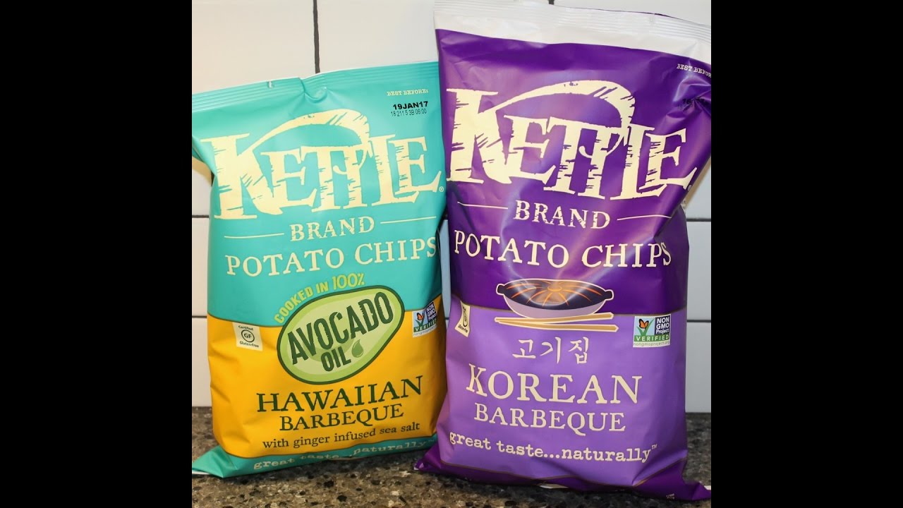 Kettle Brand: Hawaiian Barbeque & Korean Barbeque Potato Chip Review