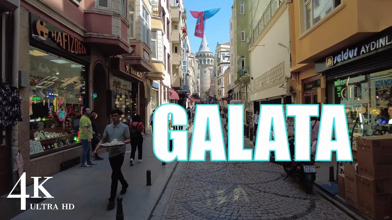 【4K】Istanbul 2022 Pera Galata Neighbourhood Beyoglu