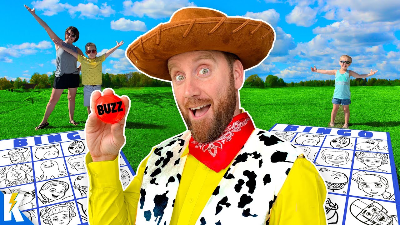 GiantToy Story 4 Movie Bingo Family Battle | KidCity