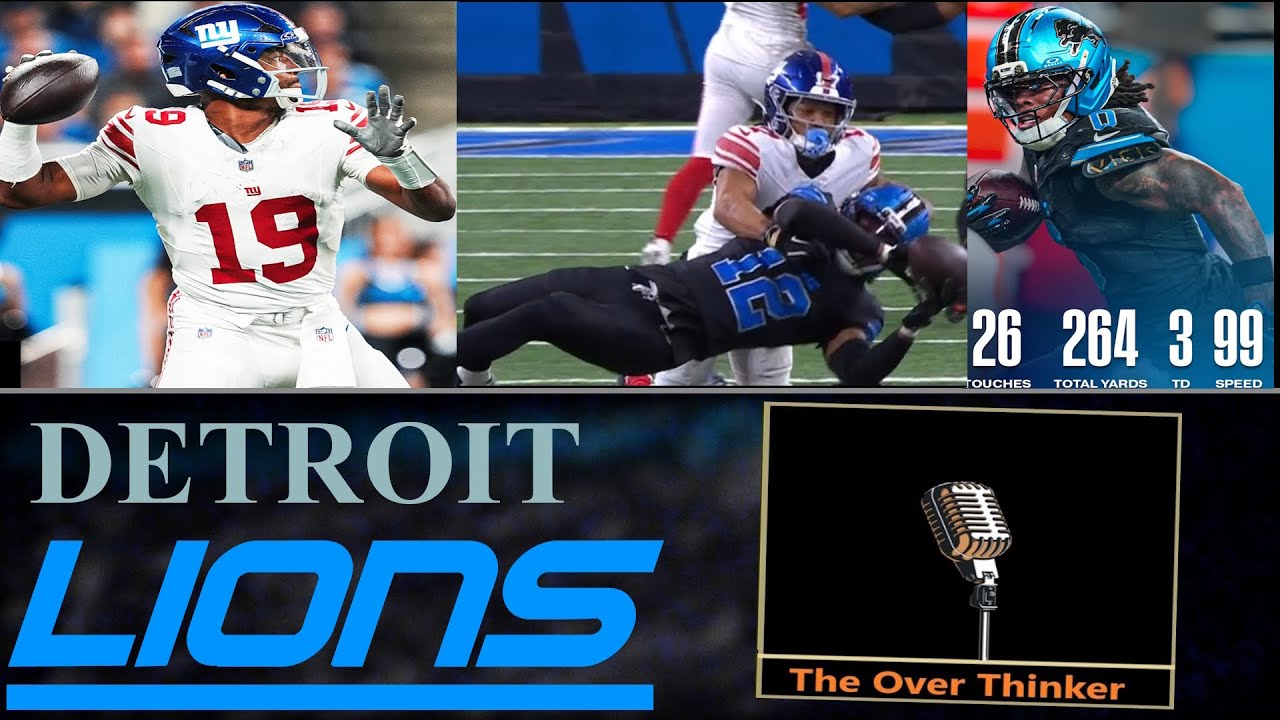 Lions beat the Giants in Overtime 34 to 27. Gibbs is unbelievable!