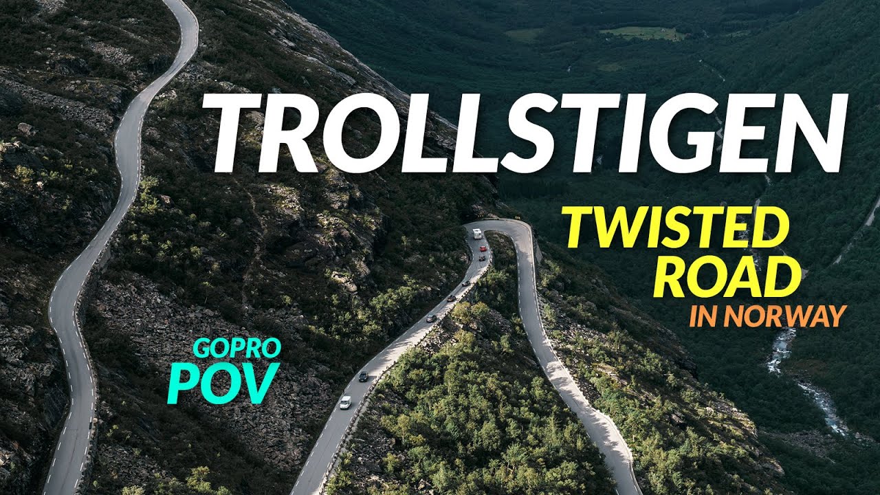 Trollstigen – POV Tenere XT660 motorcycle ride on the troll path in Norway