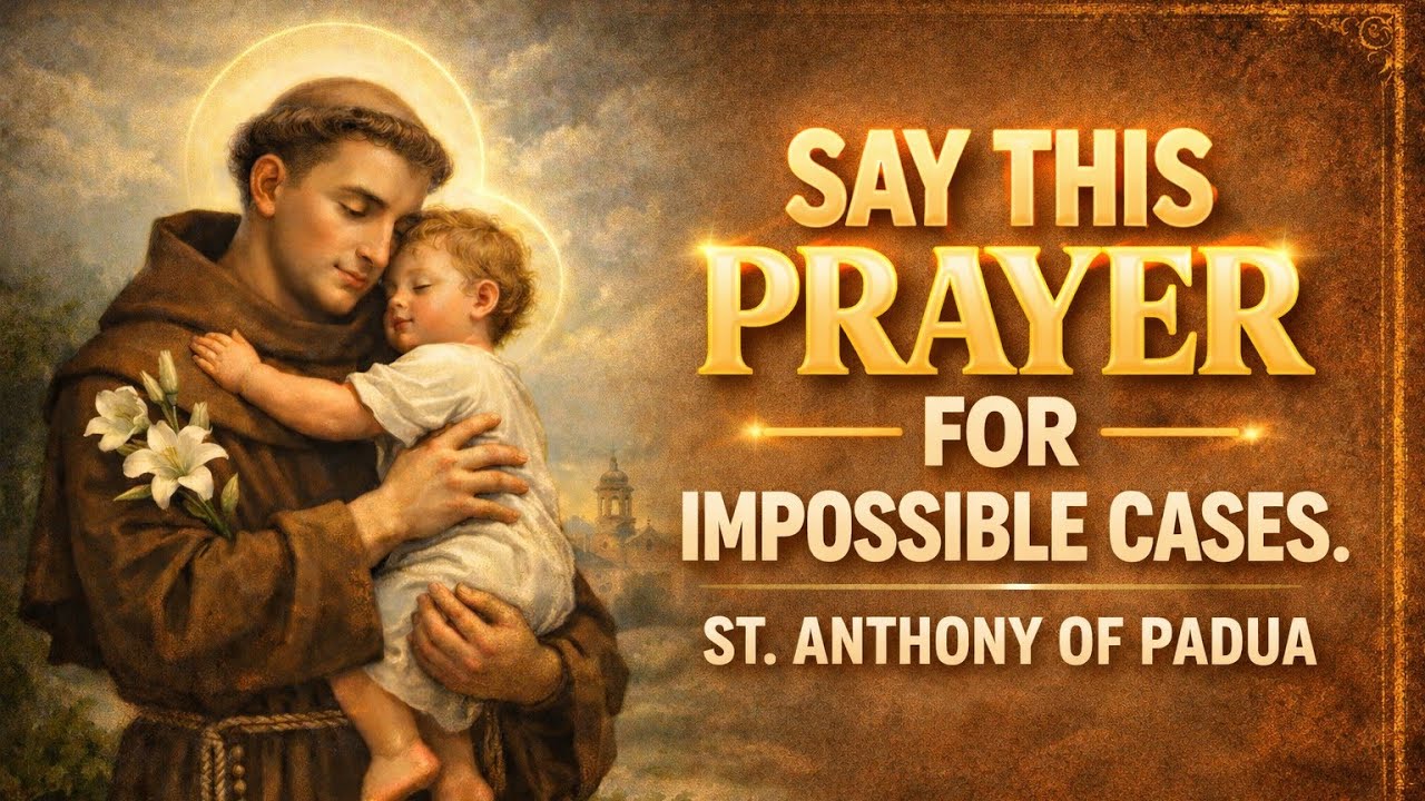  POWERFUL PRAYER FOR URGENT MIRACLES THROUGH ST. ANTHONY OF PADUA