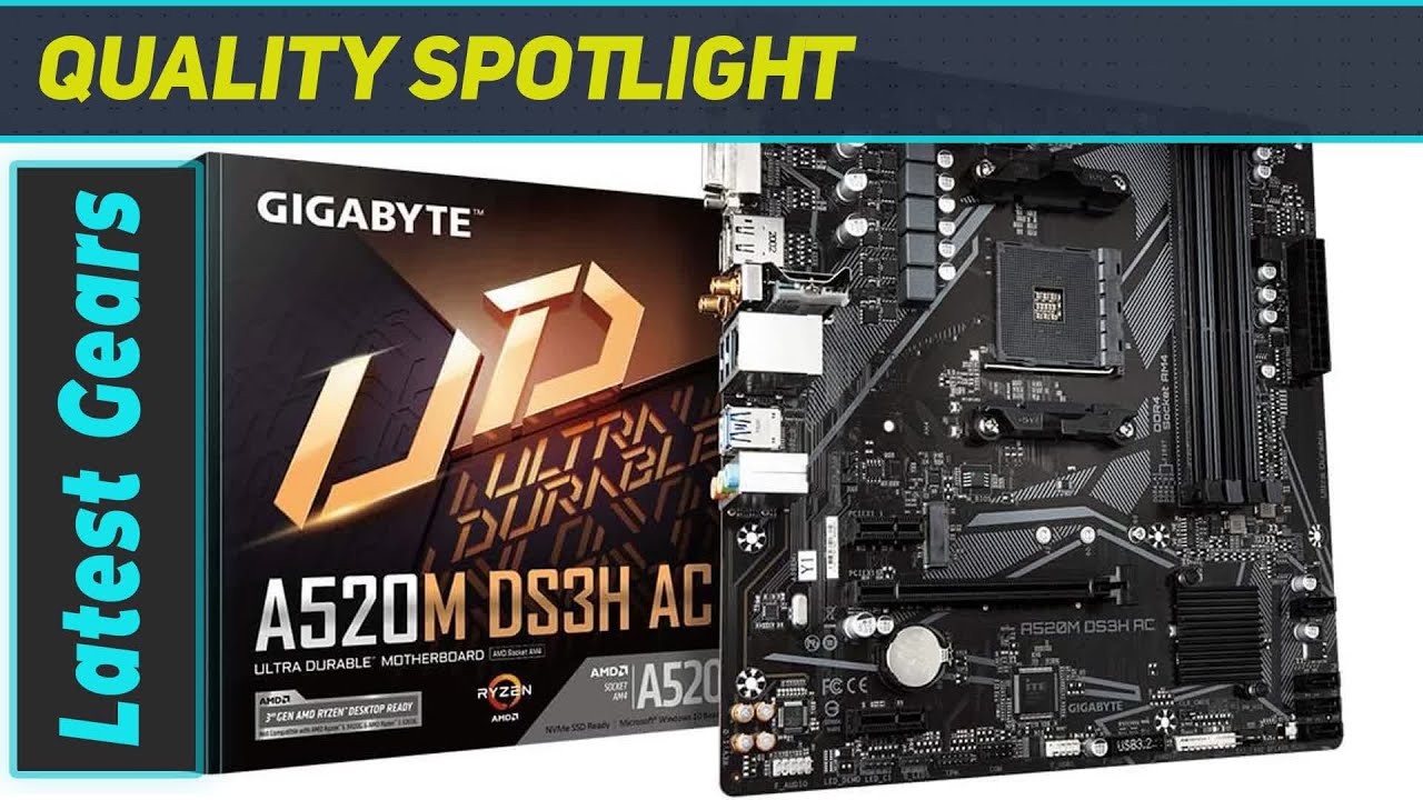 GIGABYTE A520M DS3H AC: The Ultimate Motherboard for AMD Ryzen 5000 Series?