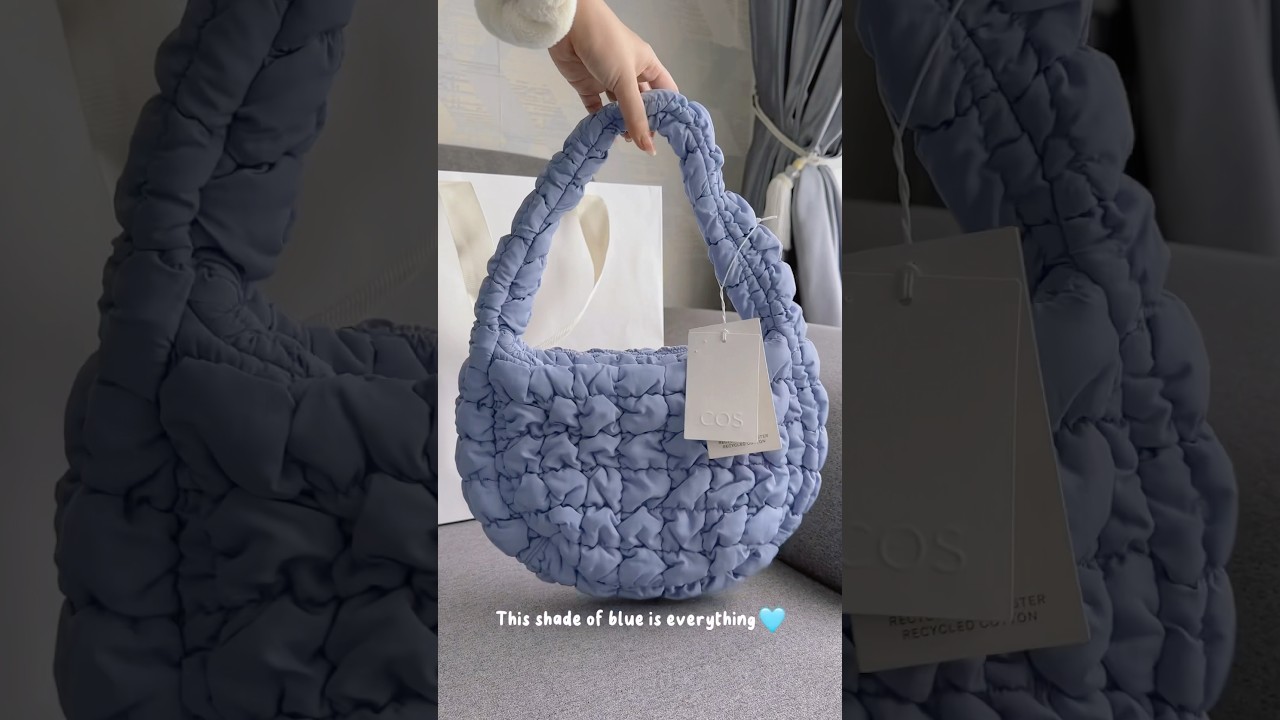 COS ☁️ Blue Mini Quilted Bag 🩵