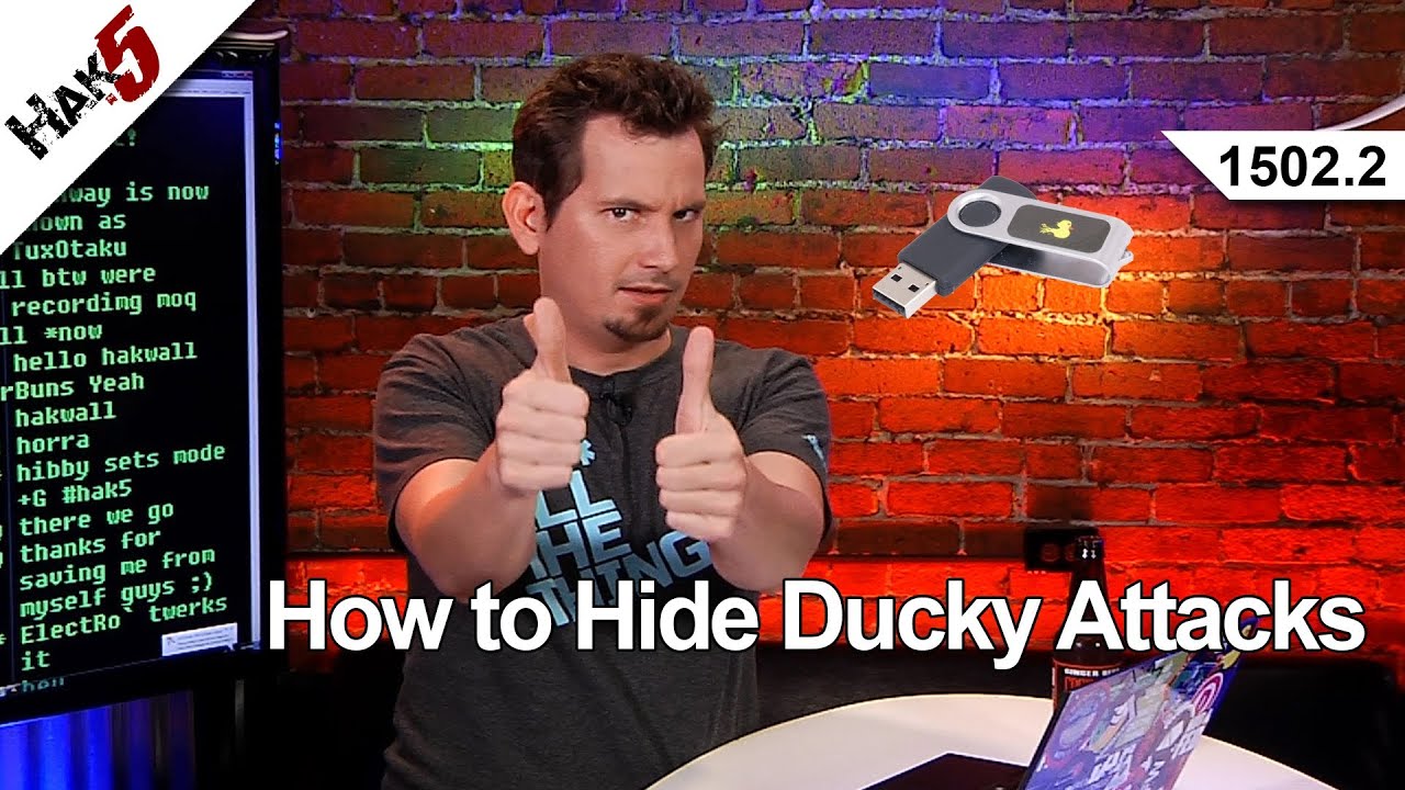 How to Hide Keystroke Injection, Hak5 1502.2 [Cyber Security Education]