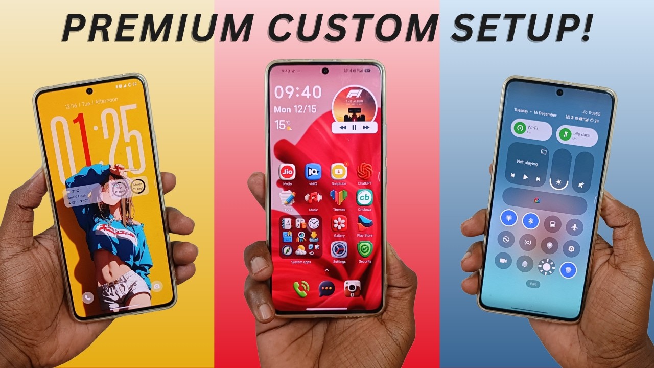 HyperOS 3.0 Customisation 🔥 | Clean, Premium & Smooth UI Setup!