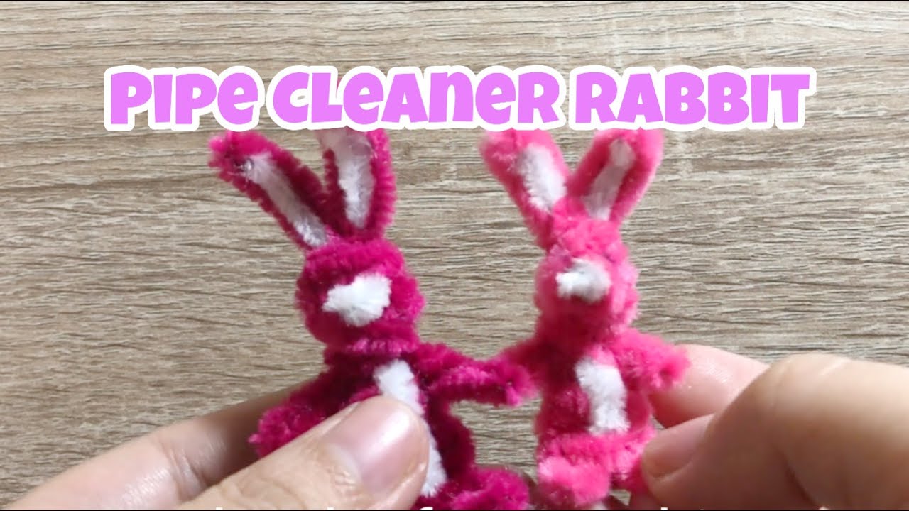 Pipe Cleaner Crafts Rabbit New Method #StayHome #WithMe