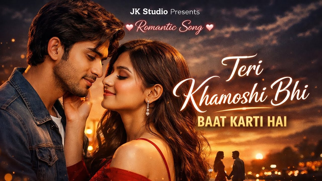 Teri Khamoshi | ❤️ Romantic Song | Heart Touching Lyrics | Jk Studio Present | Male, Female Duet |