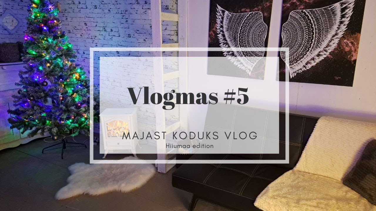 Vlogmas #5: Õhturutiin/ Jõulumeeleolu stuudiosse
