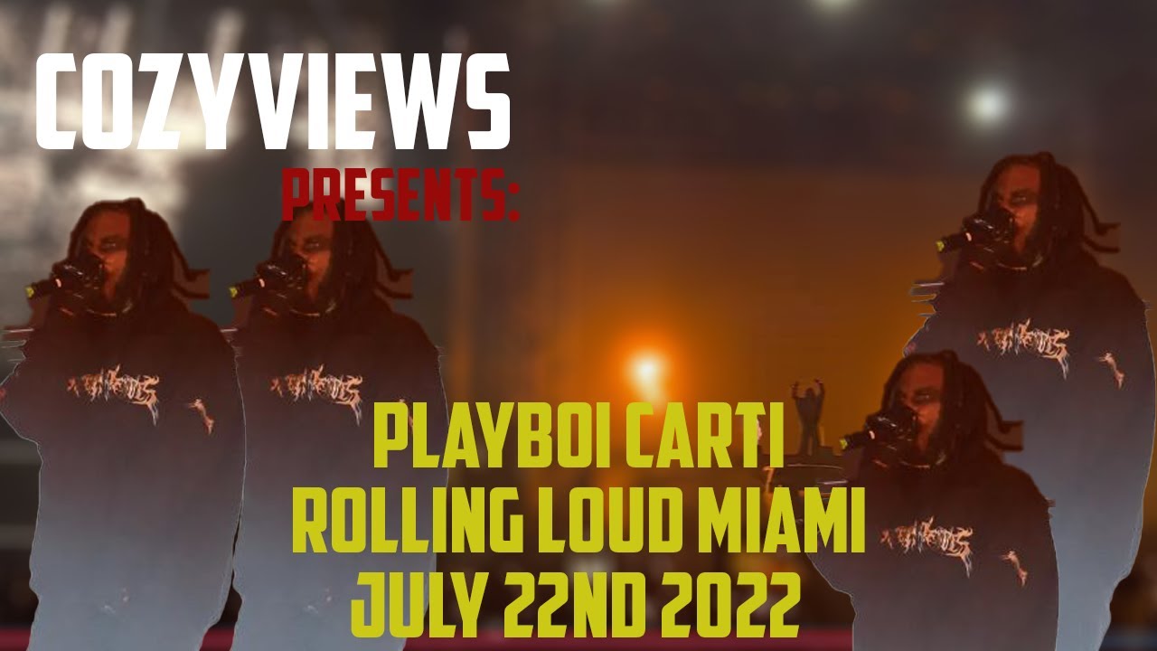 Playboi Carti | Performs Hits | ROLLING LOUD Miami 2022 LIVE