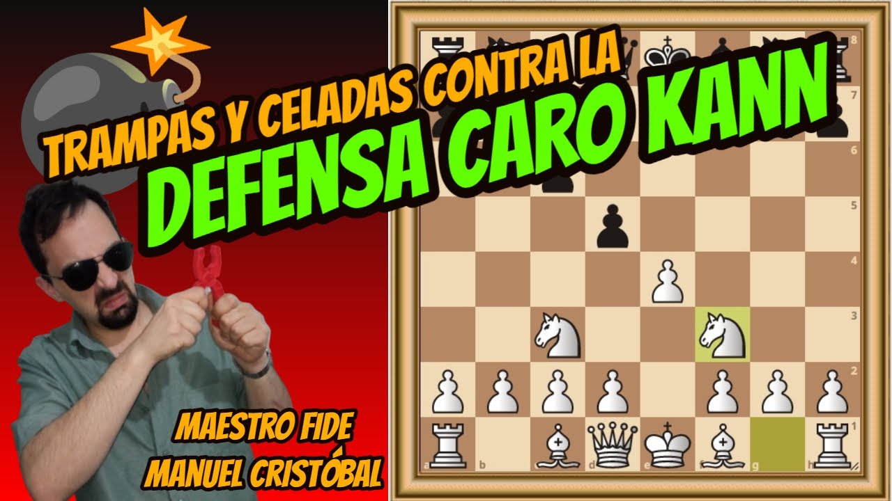 TRAMPAS en AJEDREZ contra la Defensa CARO KANN | Peón Rey
