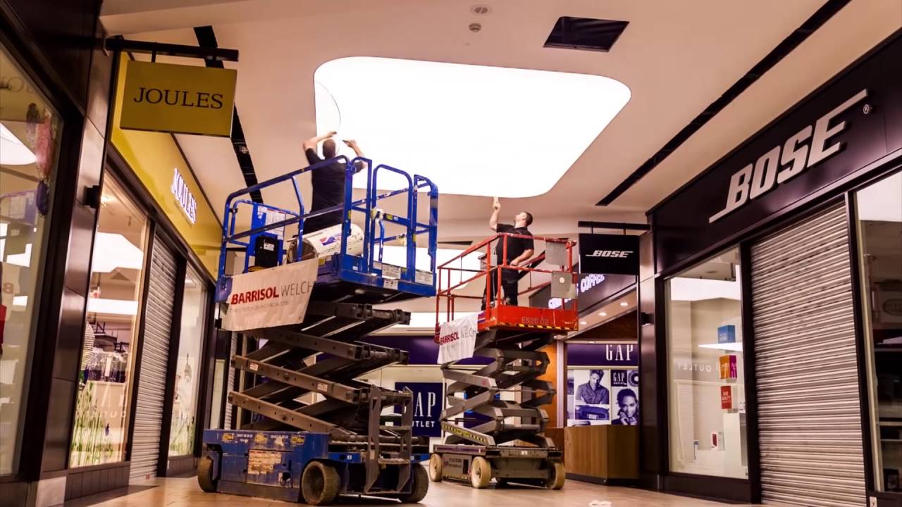 Barrisol Retail Lighting Installation