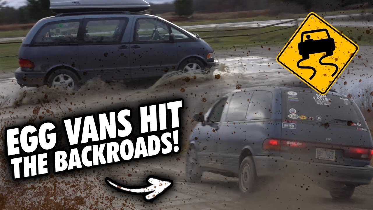 EGG VANS HIT THE BACKROADS!! // Toyota Previa Adventure