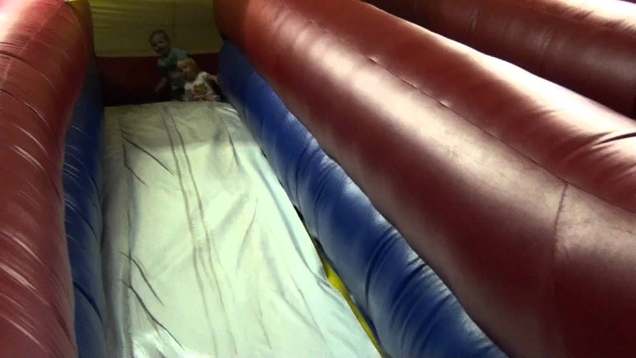 Madelyn Sliding at Inflatable Wonderland