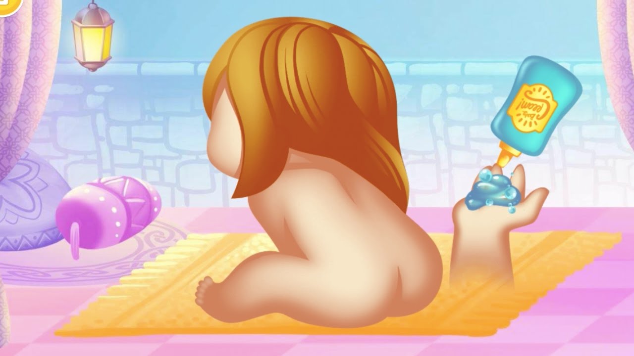 Kids Play Baby Princess Sisters Games - Fun Game to Play for Children - Fun Bath Time Kids
