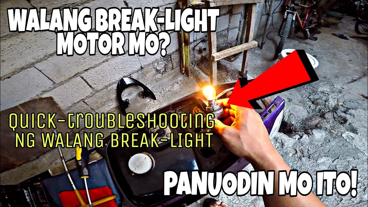 WALANG BRAKE-LIGHT NA MOTOR, PAANO AYUSIN? | YAMAHA MIO SPORTY