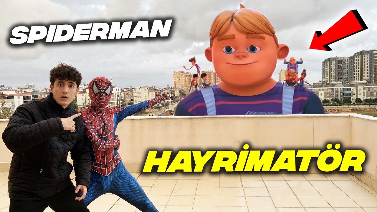 RAFADAN TAYFA HAYRİMATÖR VS SPİDERMAN ÖRÜMCEK ADAM !!