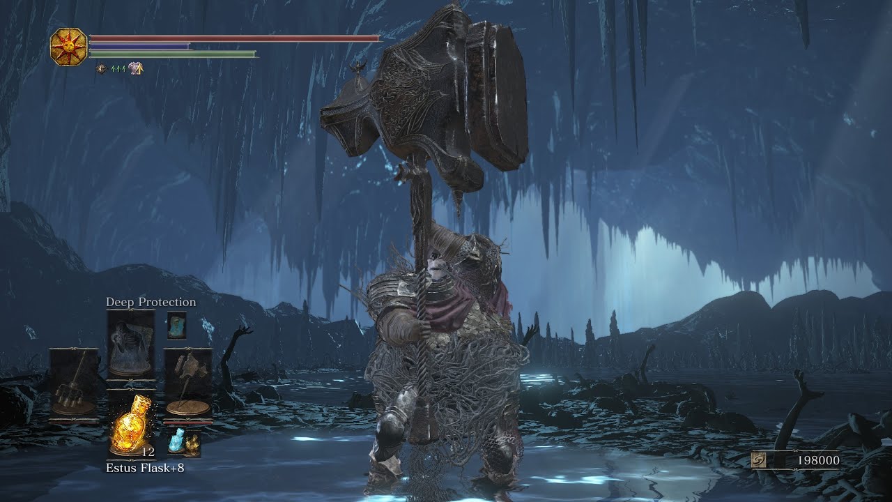 Dark Souls 3: Darkeater Midir with Ledo's Great Hammer