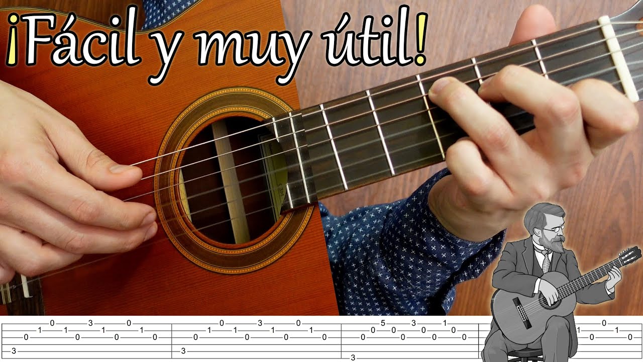 Otra sencilla pieza para mejorar 😊: Estudio en do mayor (F. Tárrega) - ¡Perfecciona tu arpegio! 💪💯