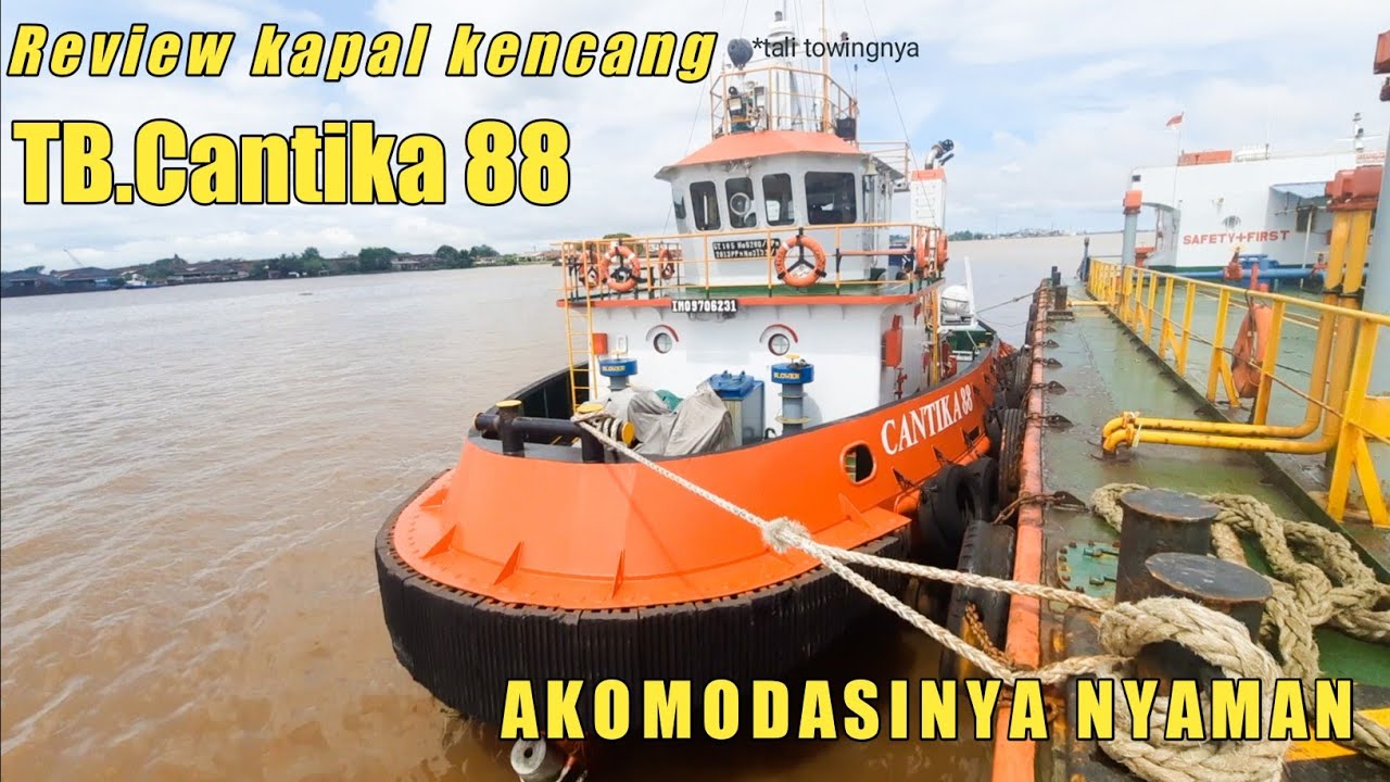 Melihat dalamnya kapal tugboat TB.Cantika 88 | Review kapal TB.Cantika 88