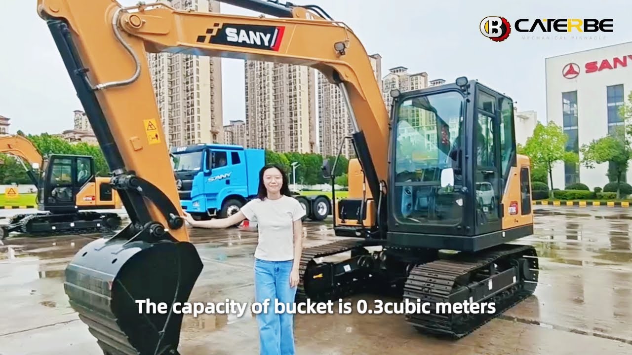Discover the SANY SY75C Compact Crawler Excavator