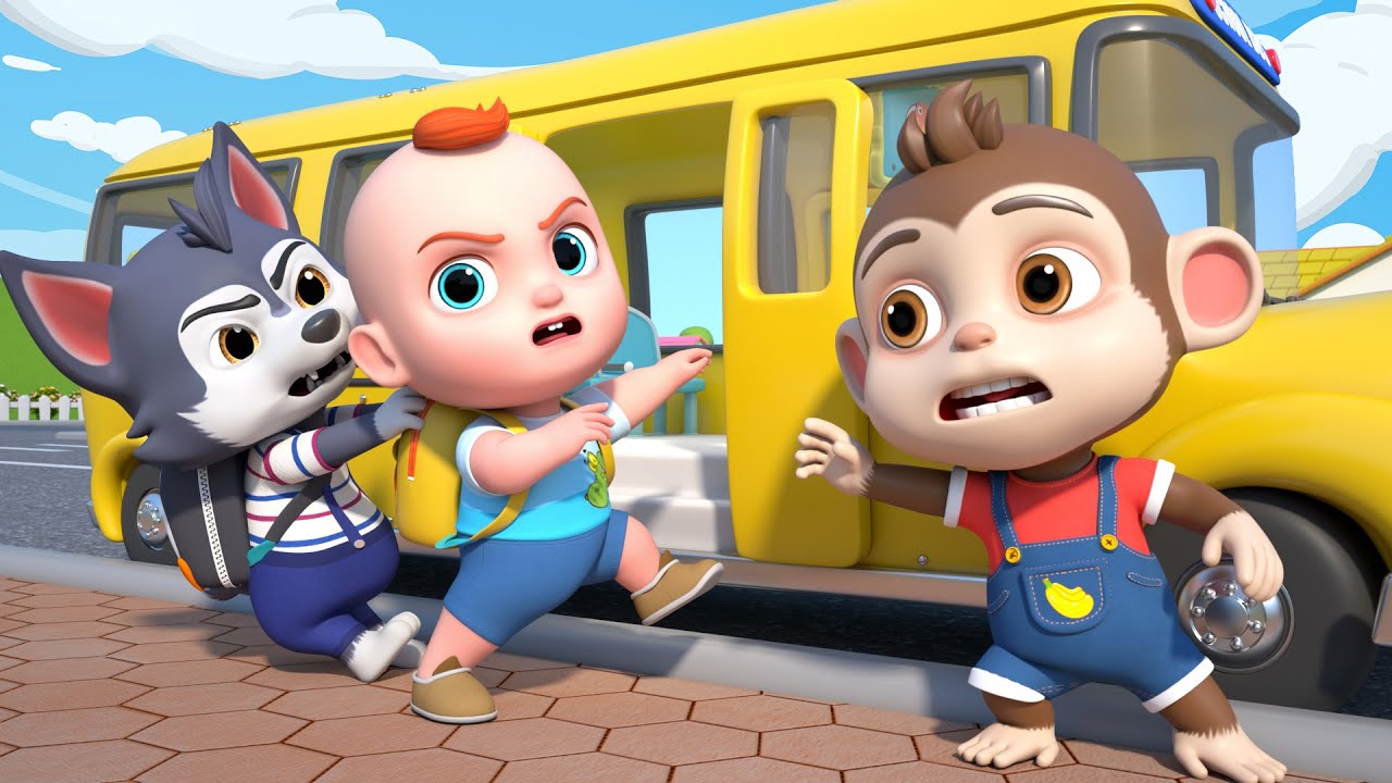 Canción de seguridad en el autobús 🚌 - Aprender a esperar | Canciones Infantiles | Leo en Español