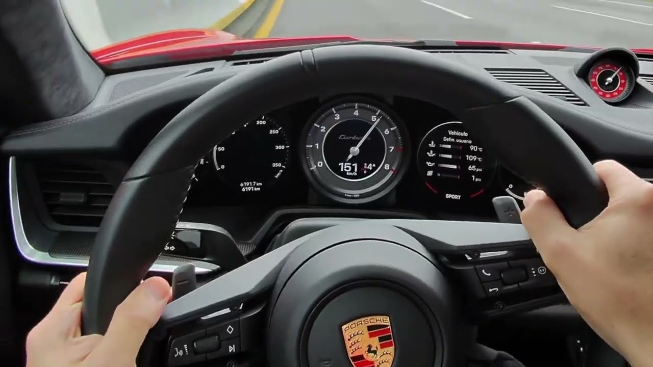Porsche Turbo S 992 en carretera    (Ray-Ban / Meta)